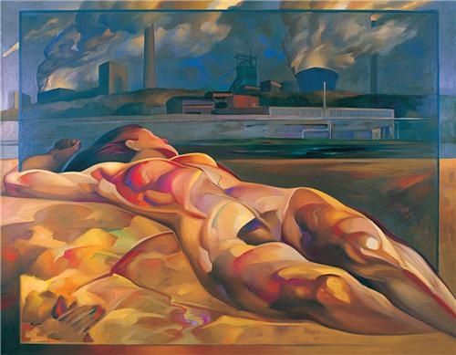 a058Liegende%20Frau%20vor%20Rauch%201985.htm